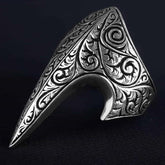 engraved zihgir men's silver thumb ring (2)